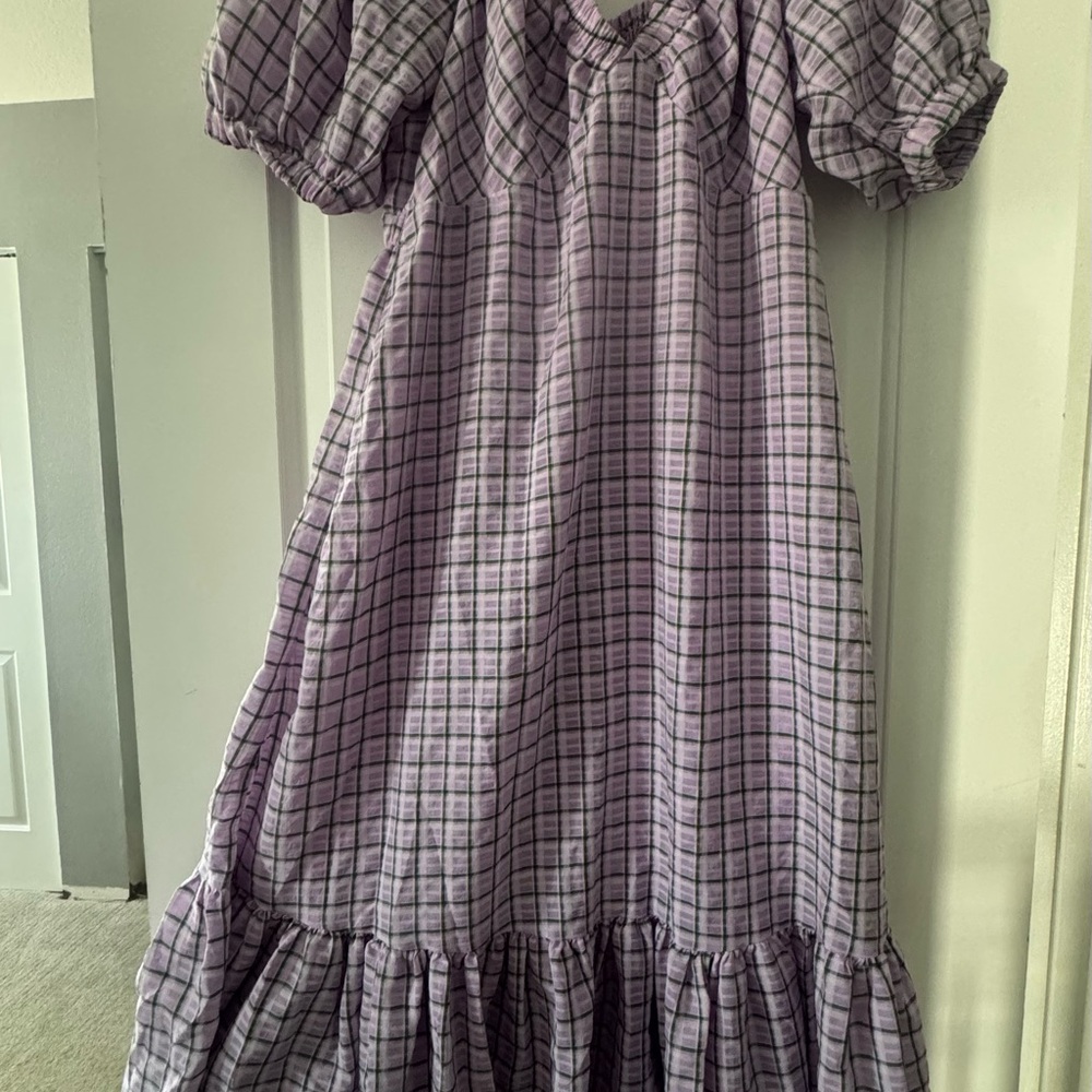Top shop Lilac Midi Dress | Size 10 | Prairie Style Dress